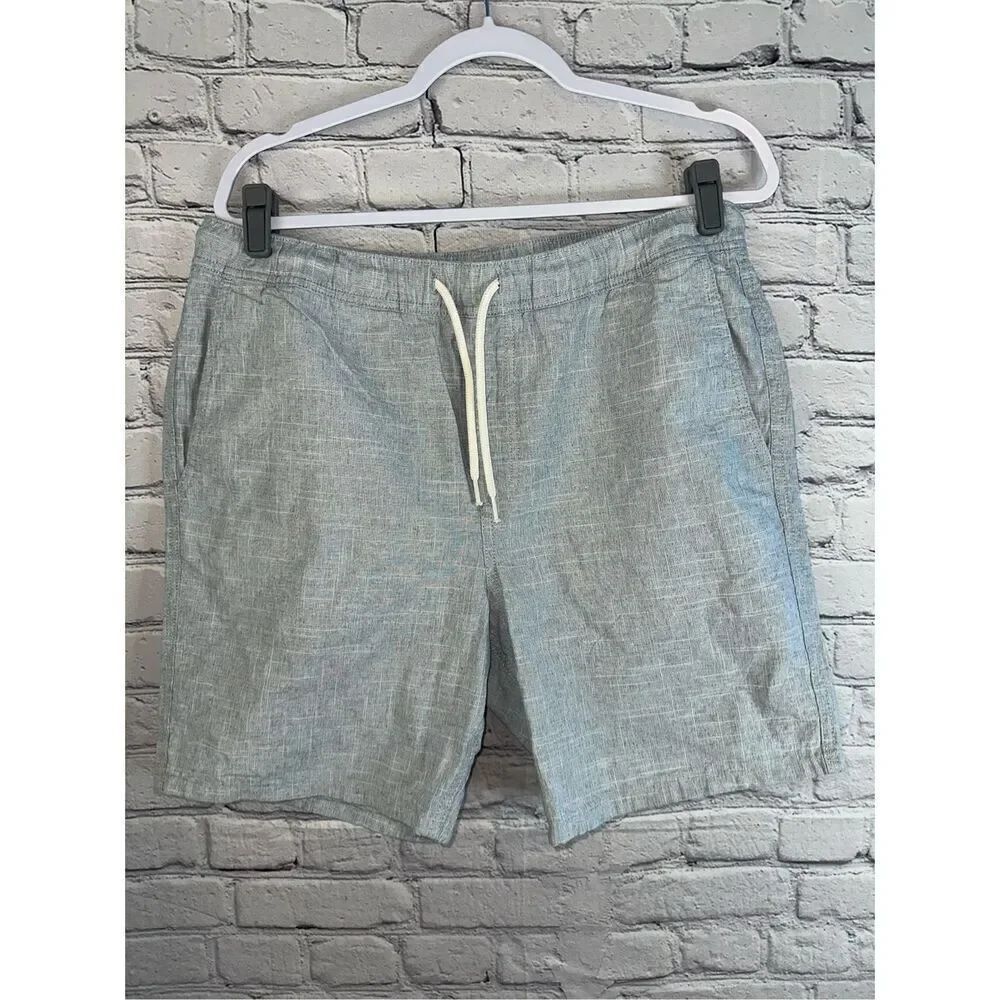 H&M Divided Men’s Medium Draw String Shorts Cotton Gray 7” Inseam